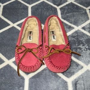 Kids Lightly worn Minnetonka moccasins